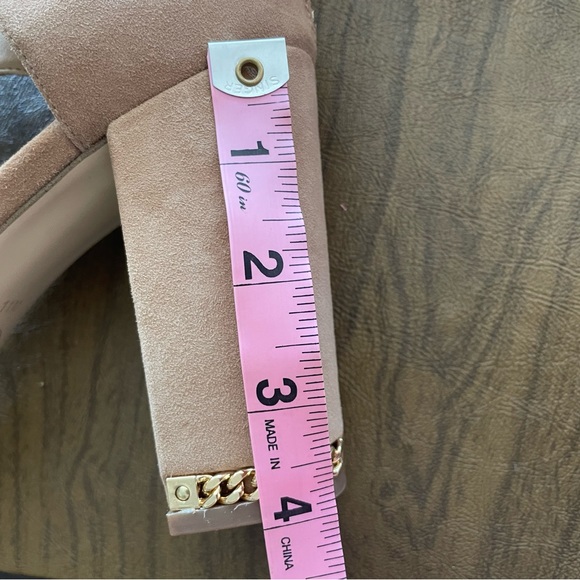 Open Toe Suede High Heels - Picture 5 of 5